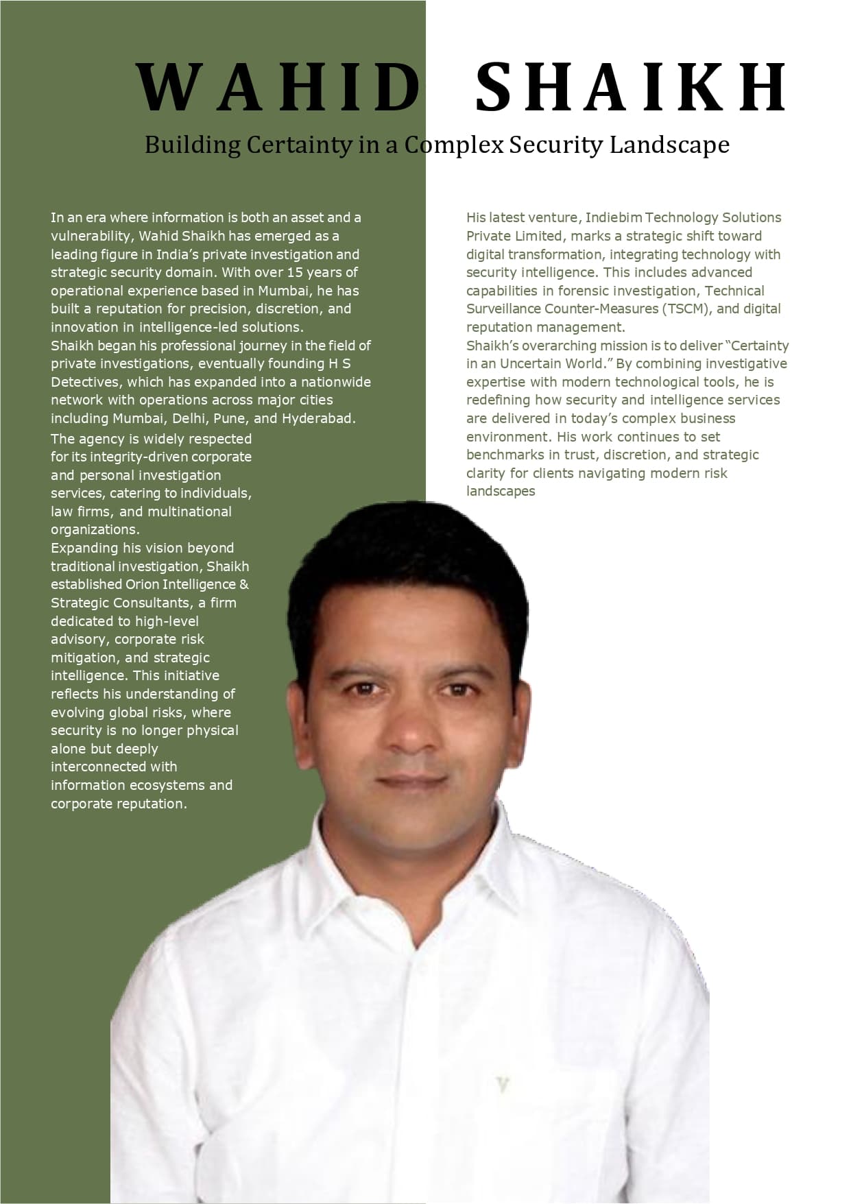 Press coverage featuring Wahid Shaikh and Indiebim Technology Solutions
